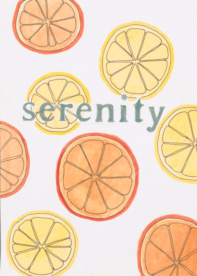 A5 Serenity poster