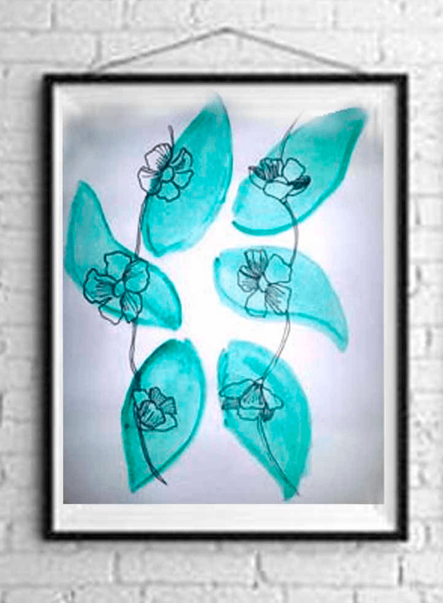 Flower Line Art 3 -Print