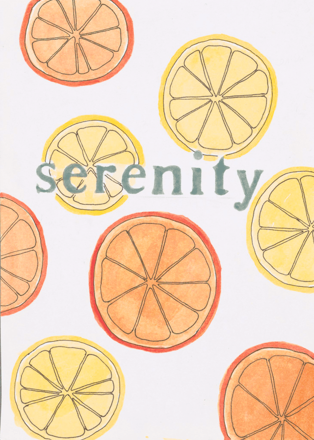 A5 Serenity poster